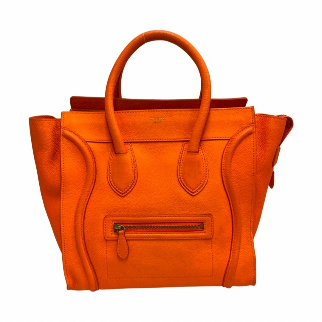 CELINE セリーヌ ラゲージ マイクロ オレンジ