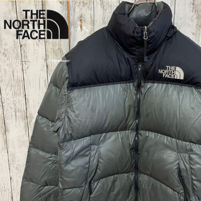 希少品✴️】NORTH FACE ヌプシ センターロゴ 700フィル ダウン-