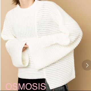 オズモーシス(OSMOSIS)のOSMOSIS オズモーシス 切替ニットプルオーバー(ニット/セーター)
