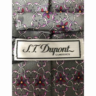 エステーデュポン(S.T. Dupont)の【S.T.Dupont】新品・未使用ネクタイ　花柄(ネクタイ)