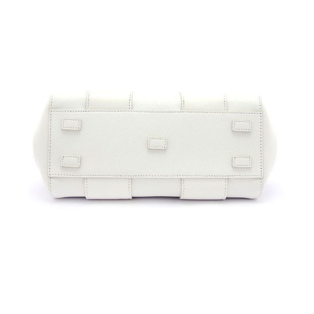 美品 ミュウミュウ 2wayバッグ マドラス レザー スモール 白 BIANCO