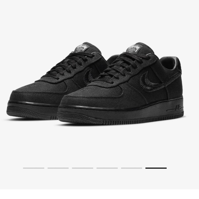 ナイキ エアフォース1 ロー ステューシー ブラック NIKE