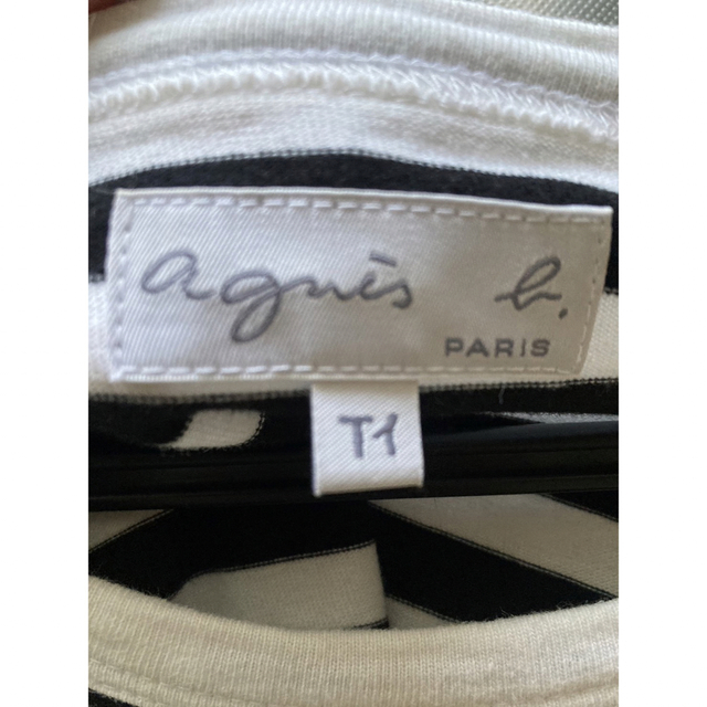 agnes b.(アニエスベー)のアニエス・ベー　ボーダー　Tシャツ レディースのトップス(Tシャツ(長袖/七分))の商品写真