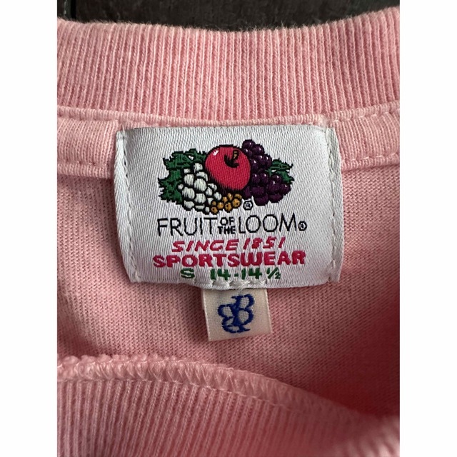 FRUIT OF THE LOOM(フルーツオブザルーム)の[FRUIT OF THE LOOM] ピンクノースリーブトップス メンズのトップス(Tシャツ/カットソー(半袖/袖なし))の商品写真