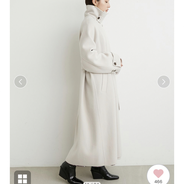 ダブルカフステンカラーリバーコート リリブラウン ランキングや新製品