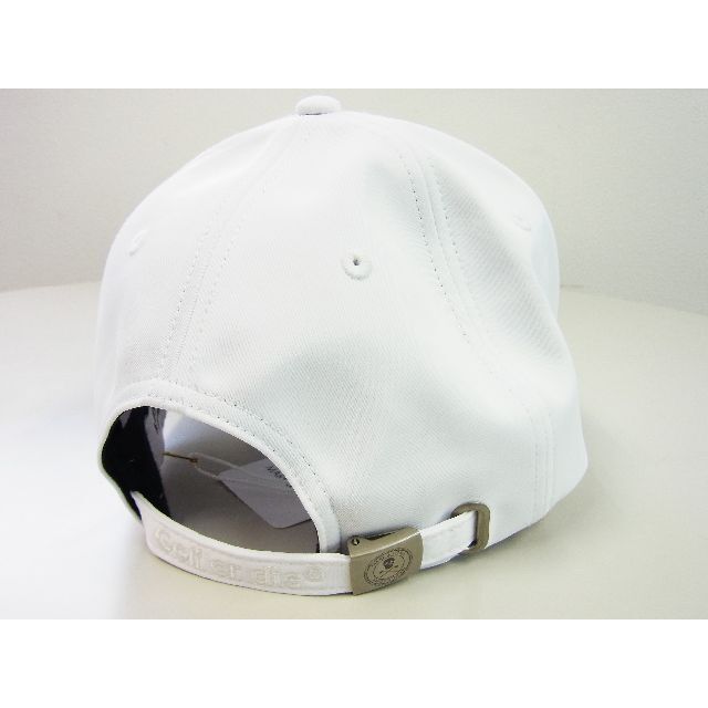 MARK&LONA Le PARIS CAP エンボスロゴキャップ ホワイト白