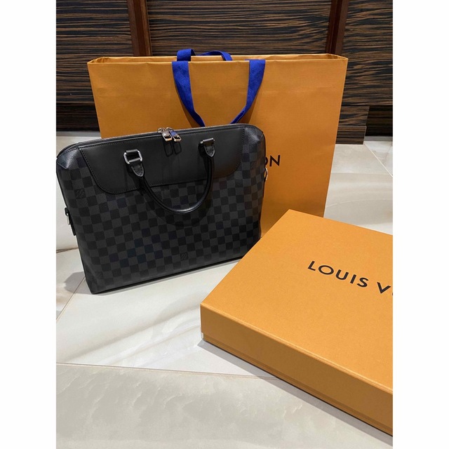 驚きの値段 LOUIS 美品☆2度使用ルイヴィトンダミエコバルトブリーフ