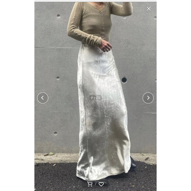 enof velvet long skirt 【未使用品】 www.sisteplant.com