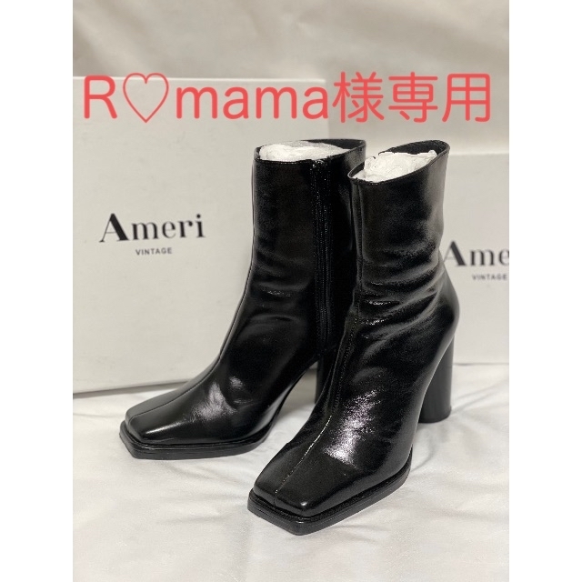 AMERI UNDRESSED DIMENSIONAL SQUARE BOOTSレディース