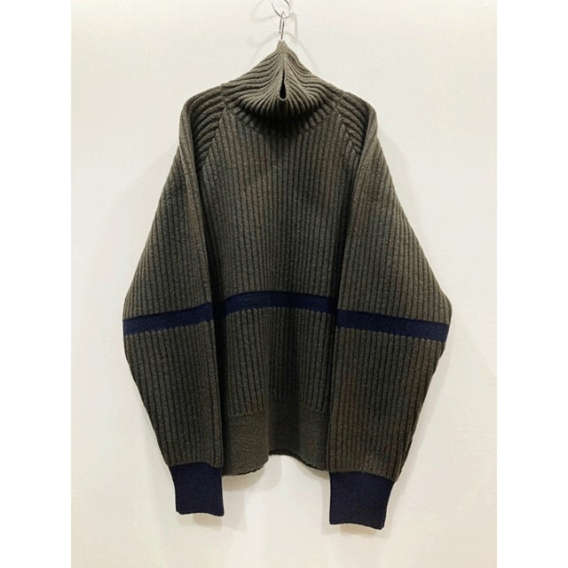 【ほぼ半額】Stein THICK WALE RIB HIGH NECK LS 1