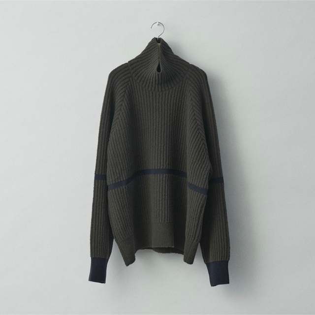 【ほぼ半額】Stein THICK WALE RIB HIGH NECK LS