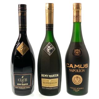 3本 REMY MARTIN CAMUS コニャック(ブランデー)