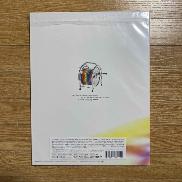 ジャニーズWEST(ジャニーズウエスト)のジャニーズWEST　LIVE　TOUR　2021　rainboW（初回盤） DV エンタメ/ホビーのDVD/ブルーレイ(ミュージック)の商品写真