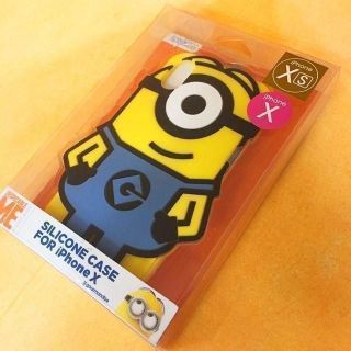 ミニオン(ミニオン)のミニオンズ iPhoneX/Xs 兼用 シリコンケース MINI66A(iPhoneケース)