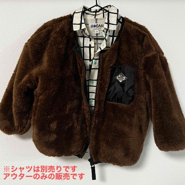 MARKEY'S(マーキーズ)のMARKEY'S ボアジップアウター キッズ/ベビー/マタニティのキッズ服男の子用(90cm~)(ジャケット/上着)の商品写真