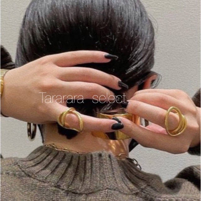 ●stainless Round twist ring●金属アレルギー対応 レディースのアクセサリー(リング(指輪))の商品写真