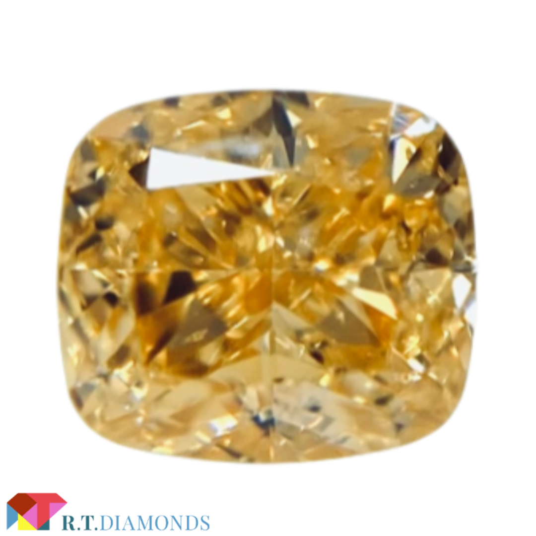 FANCY INTENSE ORANGY YELLOW 0.319ct X