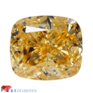 FANCY INTENSE ORANGY YELLOW 0.319ct X(その他)