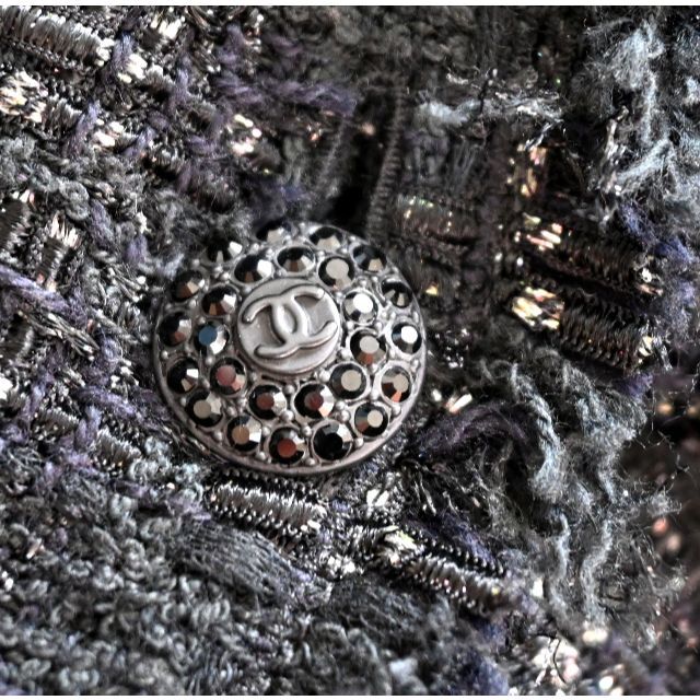 ☆CHANEL☆美品☆ツイード&ラメ☆肉厚カシミヤ☆異素材ニット