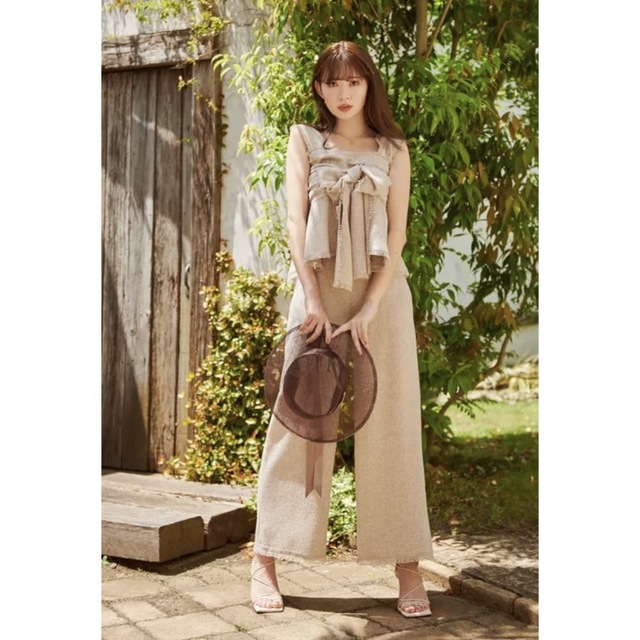 Her lip to(ハーリップトゥ)のHerlipto Tweed Fringed Summer Set レディースのレディース その他(セット/コーデ)の商品写真