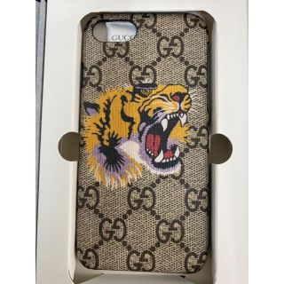 GUCCI グッチiPhoneケース タイガー 虎 iPhone7 8(その他)