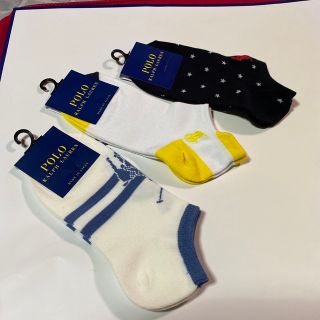 ポロラルフローレン(POLO RALPH LAUREN)のポロ　ラルフローレン靴下新品未使用3足(ソックス)