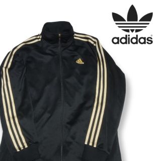 アディダス(adidas)の【希少】アディダス　ブラック / ゴールド　ジャージ　Clim365　XL(ジャージ)