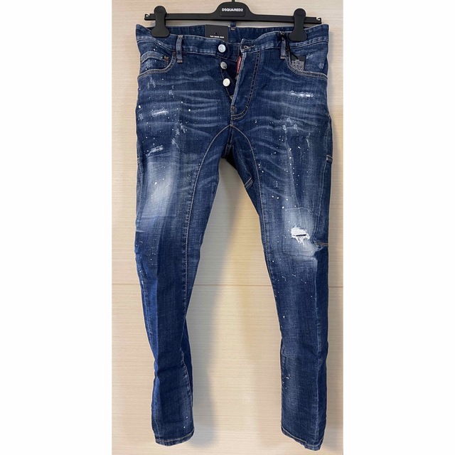 ピンク・ブルー 新品 DSQUARED2 TIDY BIKER JEAN ビッグタグ 46