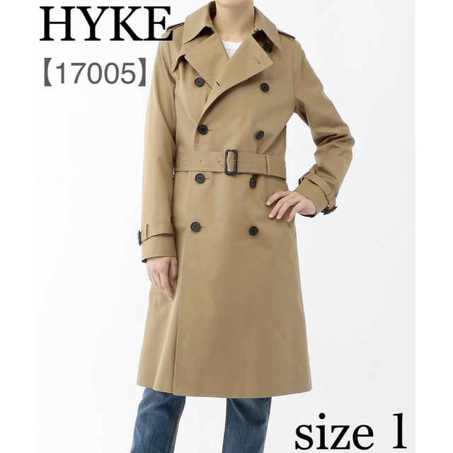 HYKE  ライナー付トレンチコート　17005価格82500円