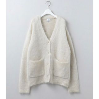 ロク(6 (ROKU))の6(ROKU) MOHAIR SHAGGY V NECK CARDIGAN (カーディガン)