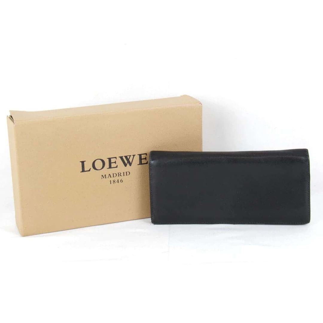 LOEWE(ロエベ)の『USED』 LOEWE ロエベ 長財布 レザー ブラック【中古】 レディースのファッション小物(財布)の商品写真