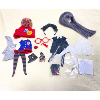 タカラトミー(Takara Tomy)のブライス　頭皮とデフォルト服　おまとめ品(難あり)(その他)