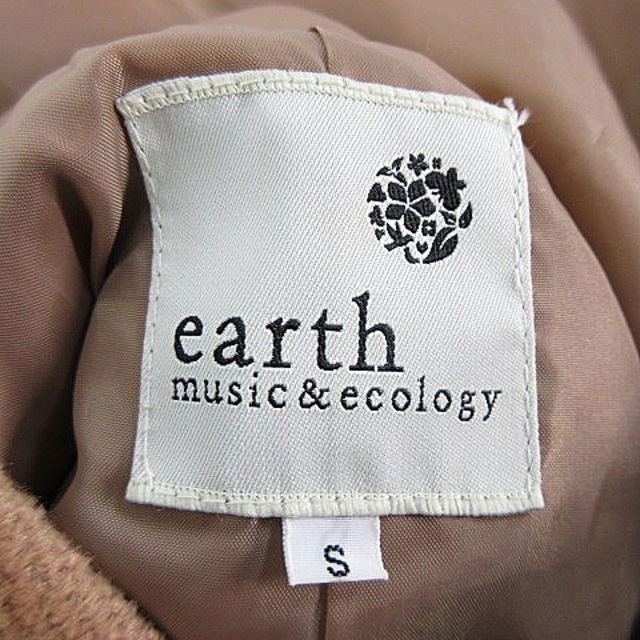 earth music & ecology(アースミュージックアンドエコロジー)のアースミュージック&エコロジー コート フード 長袖 ダブル 無地 S ベージュ レディースのジャケット/アウター(その他)の商品写真