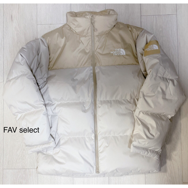 THE NORTH FACE(ザノースフェイス)の♡希少♡ノースフェイス NUPTSEダウンジャケット ベージュ 150 レディースのジャケット/アウター(ダウンジャケット)の商品写真