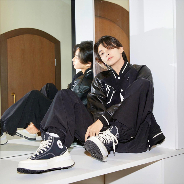 韓国 converse コンバース ランスターレガシー ハイク 24.5cm-