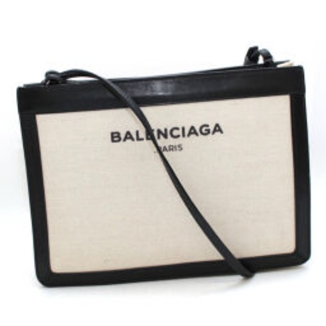Balenciaga - バレンシアガ BALENCIAGA ショルダーバッグ ネイビーポシェット 339937 ブラック