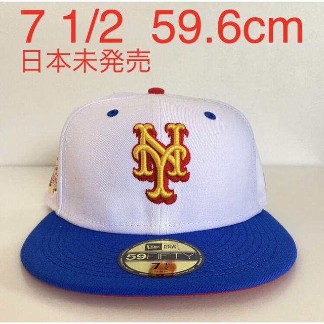 New Era Cap ツバ裏レッド 1/2 ニューエラ メッツ キャップ 帽子