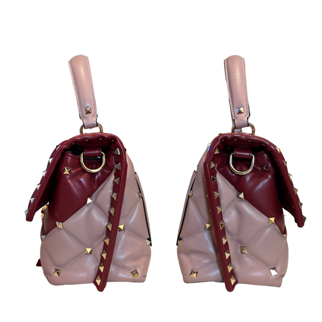 VALENTINO - ヴァレンティノ VALENTINO キャンディスタッズ バッグの VALENTINO - ヴァレンティノ VALENTINO キャンディスタッズ バッグの