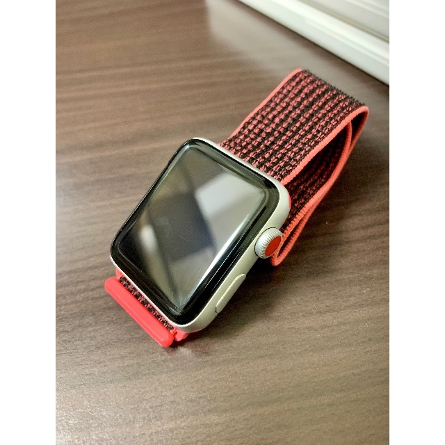 Apple Watch(アップルウォッチ)の【Apple Watch】series3 　42mmセルラー メンズの時計(腕時計(デジタル))の商品写真