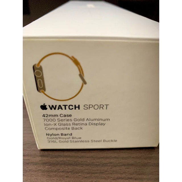 Apple Watch(アップルウォッチ)の【Apple Watch】series3 　42mmセルラー メンズの時計(腕時計(デジタル))の商品写真