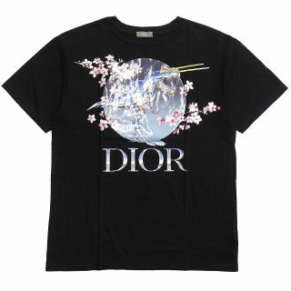 ディオールオム(DIOR HOMME)の美品 19aw ディオールオム × 空山基 ロゴ ダイナソー Tシャツ△１(Tシャツ/カットソー(半袖/袖なし))