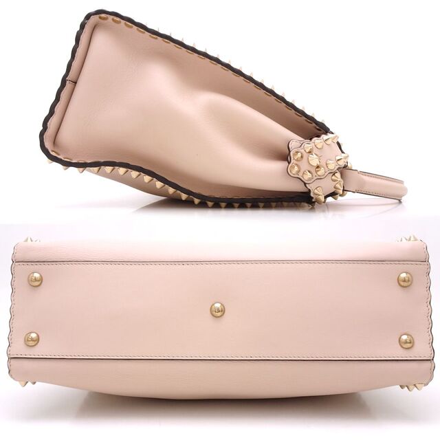 人気が高い FENDI - 350017【中古】 / ピンクベージュ レザー 2Way