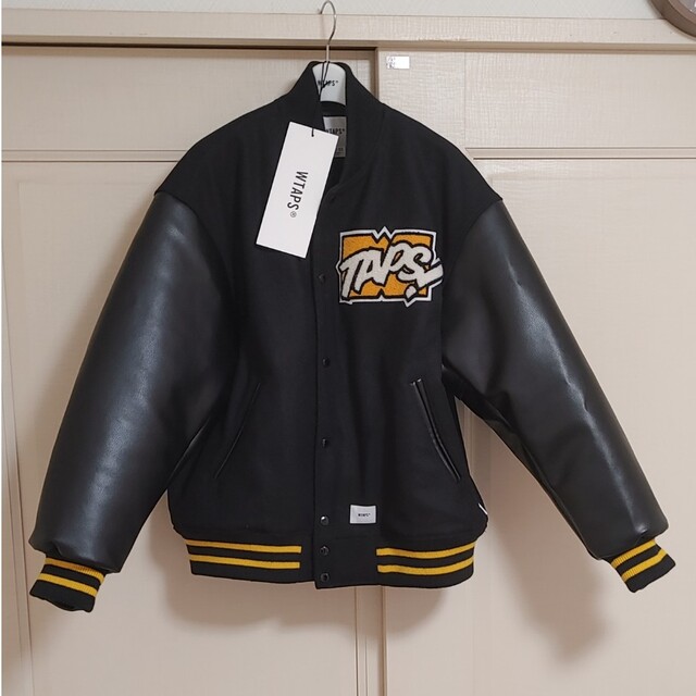 WTAPS VARSITY JACKET BLACK