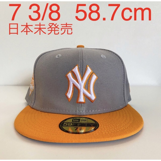 ツバ裏グレー New Era 3/8 Cap ニューエラ 76サーズ キャップ-