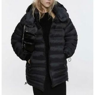 ザラ(ZARA)のZARA LONG QUILTED PUFFER JACKET 撥水加工(ダウンジャケット)