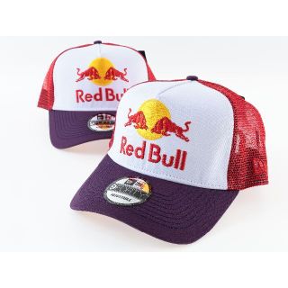 レッドブル(Red Bull)の【Red Bull Racing】ニューエラ キャップ メッシュ　赤白紫(車内アクセサリ)