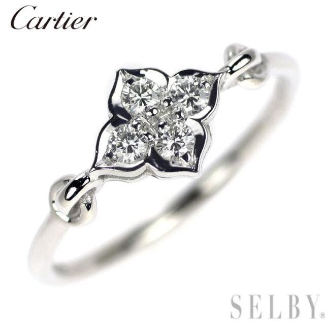 大人気新作 - Cartier カルティエ 49号 ヒンドゥ リング ダイヤモンド K18WG リング(指輪)