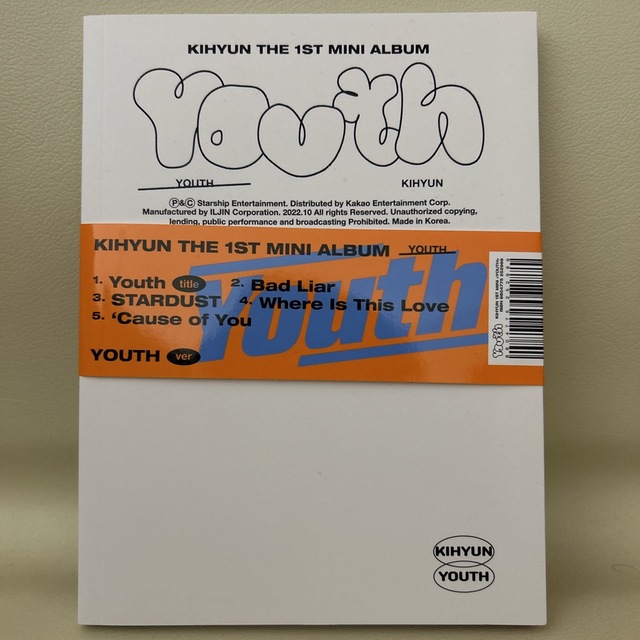 monsta x(モンスタエックス)のYouth キヒョン　モネク　CDアルバム エンタメ/ホビーのCD(K-POP/アジア)の商品写真