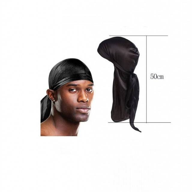 毎週更新 ドゥーラグ ブラック ヒップホップ DU-RAG 男女兼用 バンダナ キャップ