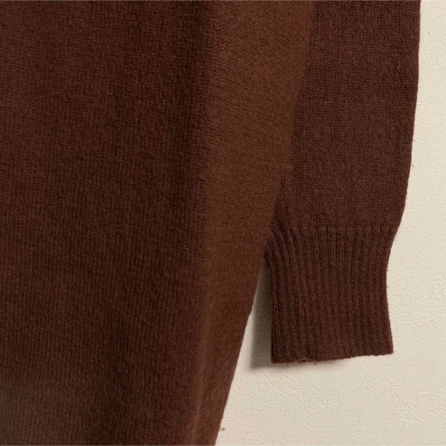 【美品】MHL. マーガレットハウエル ウール ロングニット ブラウン